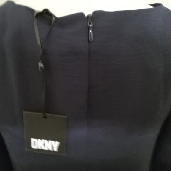 DKNY NAVY DRESS SIZE 4 - Picture 2 of 7